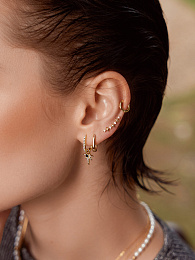 Ania Haie 14K Gold Plated Silver Earring/ E061-12G