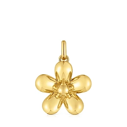 TOUS 18K Gold Plated Silver Pendant/ 1004318400
