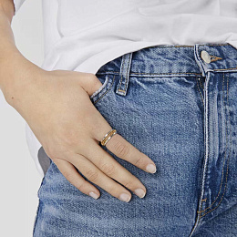TOUS 18K Gold Plated Ring/311125501