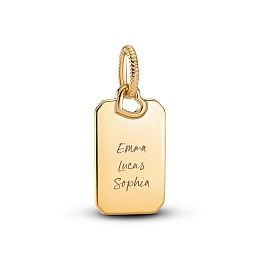 PANDORA Moments 14K Gold Plated Silver Pendant/ 368611C00