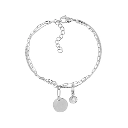 Zag Bijoux Stainless Steel Surgical Bracelet/ SBS24361-00WHT