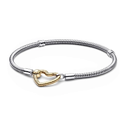 PANDORA Moments 14K Gold Plated Silver Bracelet/ 569539C00-18