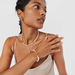 TOUS Արծաթյա 18K Ոսկեպատ Թևնոց/211531510