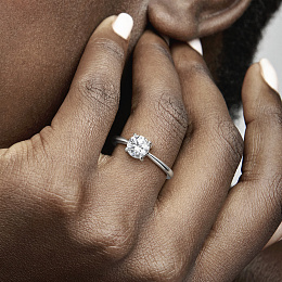 PANDORA Moments Silver Ring/ 190052C01-52