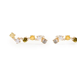 PDPAOLA 14K Gold Plated Silver Earring/ AR01-560-U