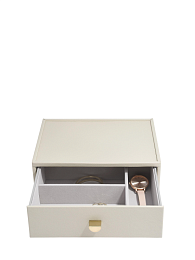 Oatmeal Classic Deep 3  Drawer