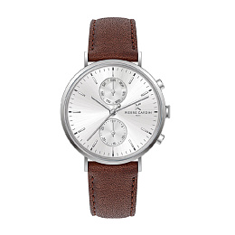 PIC 2.0 FW22 S.WHITE,BROWN LEATHER BAND