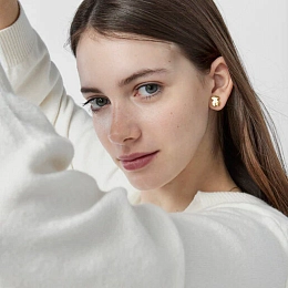 TOUS 18K Gold Earring/ 615902210