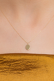 14KT Gold Magma Natural Diamond Pendant Necklace