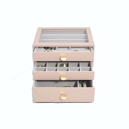 Blush Classic Jewellery Box (with drawers)