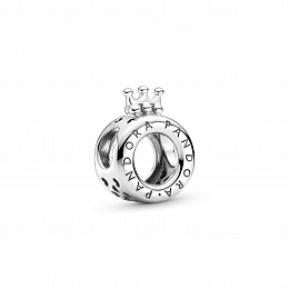 Crown O sterling silver charm /799036C00