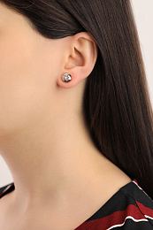 Earring Diamond rosegold crystal